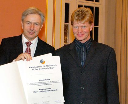 Klaus Wowereit, Thomas Pollack, Bundespreis für Handwerk in der Denkmalpflege 2010